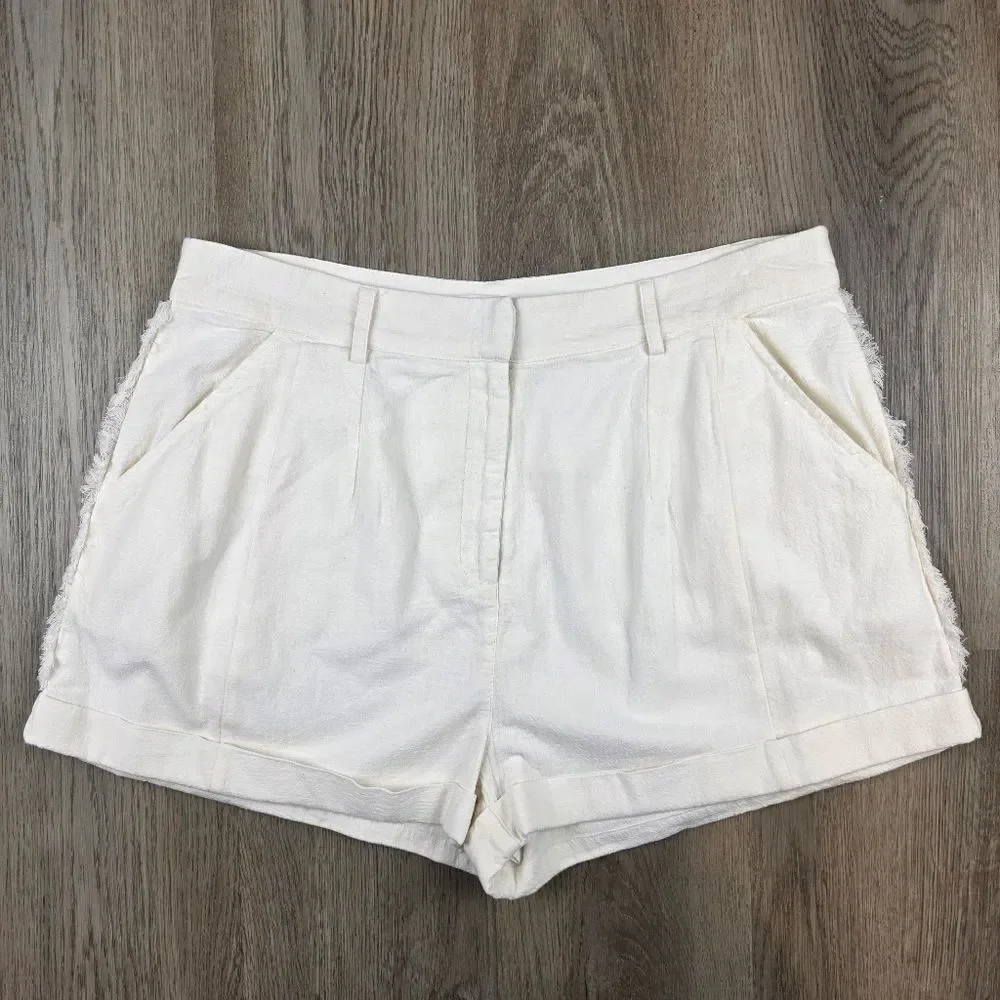 Cleobella 100% Organic Cottot High-Rise Shorts Size XL